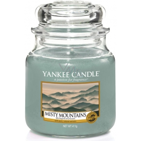 Yankee Candle Misty Mountains - hmlovej hory vonná sviečka Classic strednej sklo 411 g