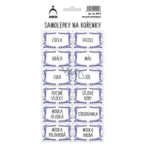 Arch Nálepky na koreničky Levanduľa Šošovica - základ v kuchyni (strukoviny, múky,...)