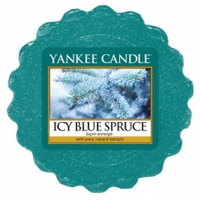 Yankee Candle Icy Blue Spruce - Zľadovatený modrý smrek vonný vosk do aromalampy 22 g