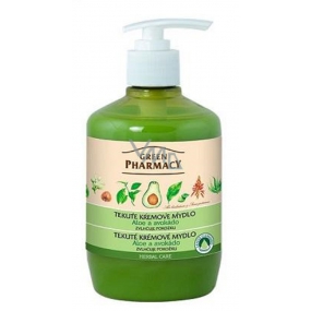 Green Pharmacy Aloe Vera a Avokádo zvlhčujúce tekuté krémové mydlo 460 ml