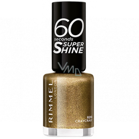 Rimmel London 60 Seconds Super Shine Nail Polish lak na nechty 820 Craycray 8 ml