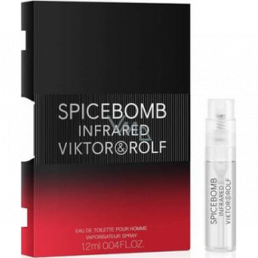 Viktor & Rolf Spicebomb Infrared toaletná voda pre mužov 1,2 ml s rozprašovačom, vialka