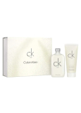 Calvin Klein One toaletná voda 200 ml + telové mlieko 200 ml, darčeková sada unisex