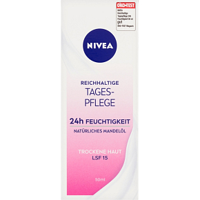 Nivea Essential Výživný denní krém pre suchú až citlivú pleť SPF15 50ml