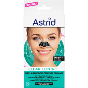 Astrid Clear Control – náplasti proti čiernym bodkám (6 ks)
