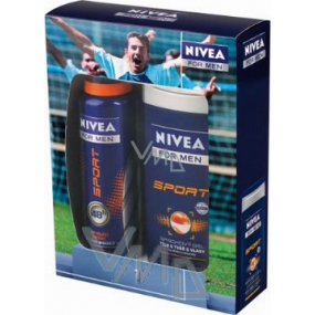 Nivea Men Kazsport sprchový gél 250 ml + antiperspirant sprej 150 ml kozmetická sada