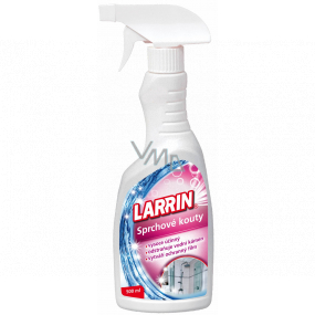 Larrin Sprchové kúty vysoko účinný čistiaci prostriedok rozprašovač 500 ml