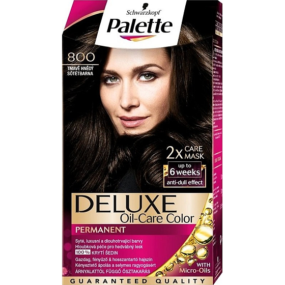 Schwarzkopf Palette Deluxe farba na vlasy 800 Tmavohnedá 115 ml