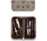 Kellermann 3 Swords Luxusné manikúra 5 dielna Textile Royal v textilníchm puzdre 7021FN