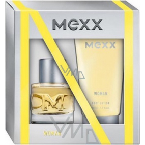 Mexx Woman toaletná voda 20 ml + telové mlieko 50 ml, darčeková sada