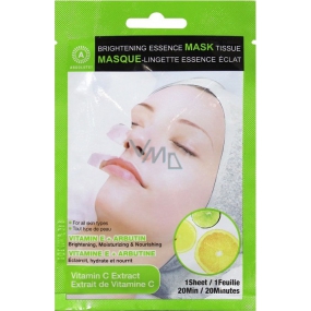 Absolute New York Brightening Essence Tissue Vitamín C Extract pleťová maska obrúsok 1 kus