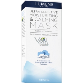 Lumene Ultra Sensitive Moisturizing & Calming Mask ukľudňujúce a hydratačná maska pre veľmi citlivú pleť 75 ml