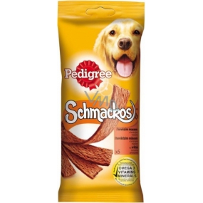 Pedigree Schmackos hovädzie pochúťka pre psov doplnková strava 5 kusov 43 g