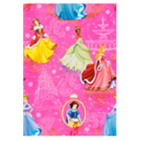 Ditipo Darčekový baliaci papier 70 x 200 cm Vianočný Disney Princezné ružový