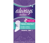 Always Dailies Fresh & Protect Fresh Scent Normal s jemnou vôňou slipové intímne vložky 30 kusov