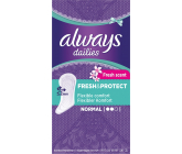 Always Dailies Fresh & Protect Fresh Scent Normal s jemnou vôňou slipové intímne vložky 30 kusov
