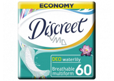 Discreet Deo Waterlily slipové intímne vložky pre každodenné použitie 60 kusov