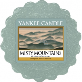 Yankee Candle Misty Mountains - hmlovej hory vonný vosk do aromalampy 22 g