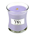 Woodwick Lilac - Orgován vonná sviečka s dreveným knôtom a viečkom sklo malá 85 g