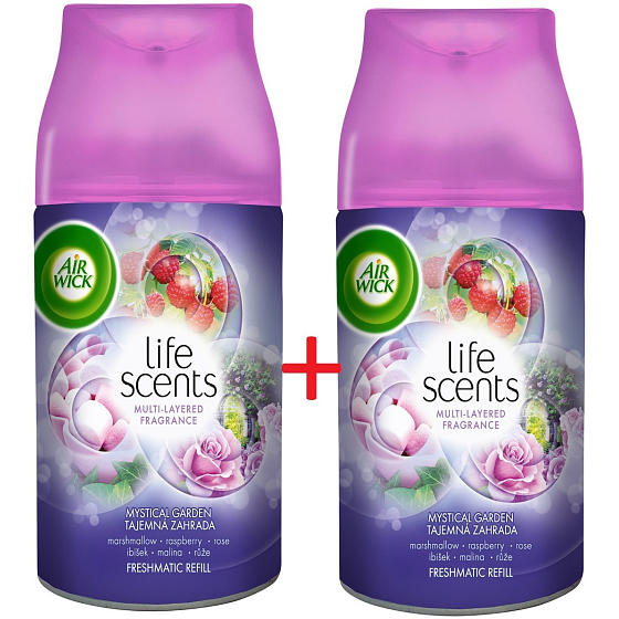 Air Wick FreshMatic Life Scents Tajomná záhrada náhradná náplň 2 x 250 ml
