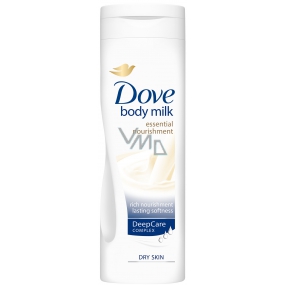 Dove Essential Nourishment vyživujúce telové mlieko pre veľmi suchú pokožku 250 ml