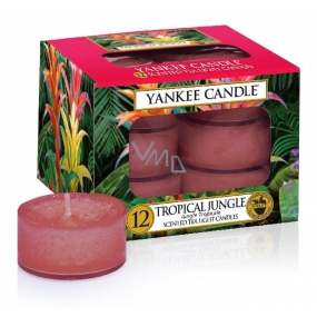 Yankee Candle Tropical Jungle - Tropická džungľa vonná čajová sviečka 12 x 9,8 g