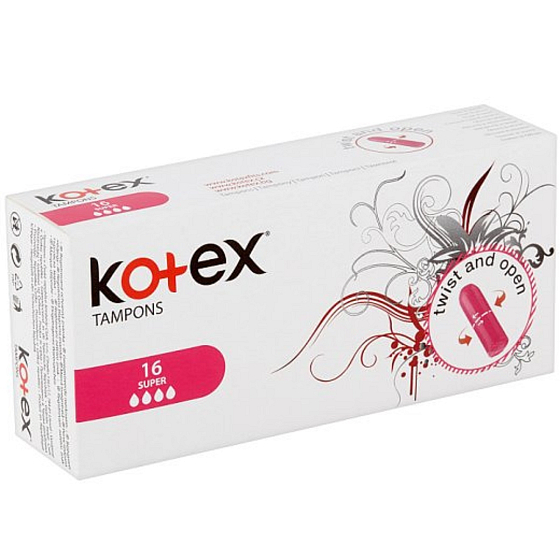 Kotex Super tampóny 16 kusov