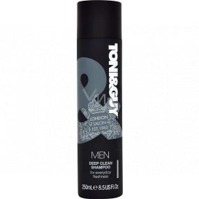 Toni&Guy Men Deep Clean Šampón na hlboké čistenie pre mužov 250 ml