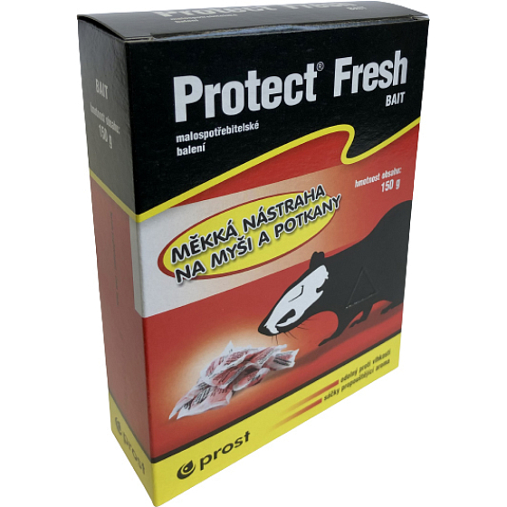 Protect Fresh Bait mäkké nástrahy k hubeniu hlodavcov v sáčkoch, 150 g