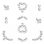 Essence 3D Jewels nálepky na nechty s kamienkami 02 Mirror universe 10 kusov