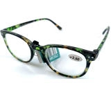 Berkeley Dioptrické okuliare na čítanie +3.5 plastových modro-zeleno-hnedých MC2198