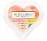 Heart & Home Prírodný vosk s vôňou broskyňovej vášne 26 g
