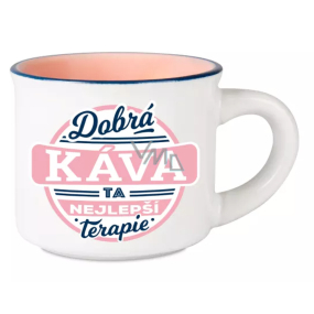 Albi Espresso Hrnček - Dobrá káva, najlepšia terapia 45 ml