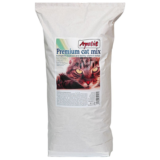 Apetit cat Premium kompletné krmivo pre všetky mačky vrátane mačiatok 10 kg