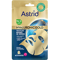 Astrid Hyaluronic Gold textilná maska 1 ks