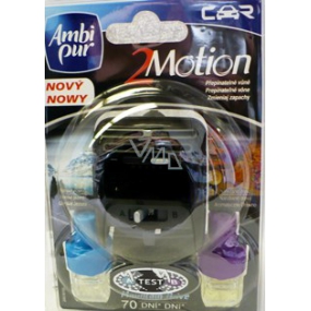 Ambi Pur Car 2 Motion Mountain Drive horské jazero drevo kompletný strojček 2 x 4ml