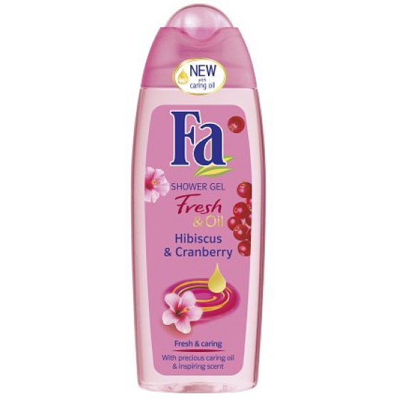 Fa Fresh & Oil Hibiscus a Brusnica sprchový gél 250 ml