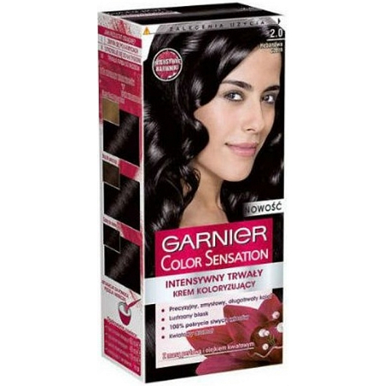 Garnier Color Sensation Farba na vlasy 2.0 ebenová čierna