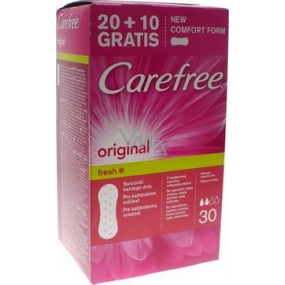 Carefree Original Fresh slipové intímne vložky 30 kusov