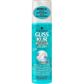 Gliss Kur Million Gloss regeneračný expres balzam na vlasy 200 ml