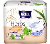 Bella Herbs Plantago Sensitive intímne aromatizované vložky s krídelkami 12 kusov