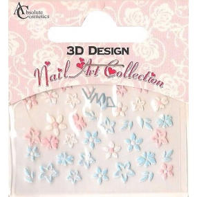 Absolute Cosmetics Nail Art 3D nálepky na nechty 24917 1 aršík