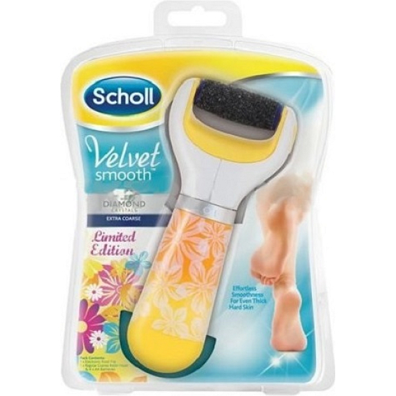 Scholl Velvet Smooth Express Pedi with Diamond Crystals Limited Edition elektrický pilník na chodidlá 1 kus