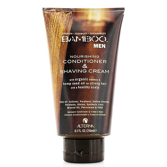 Alterna Bamboo Men Nourishing hydratačný a regeneračný kondicionér a krém na holenie 250 ml