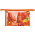 Idc Institute Fruit & Care Peach, Grapefruit & Berries Cestovný set sprchový gél 70 ml + šampón 70 ml + telové mlieko 50 ml + peeling 50 ml + etue, kozmetická sada