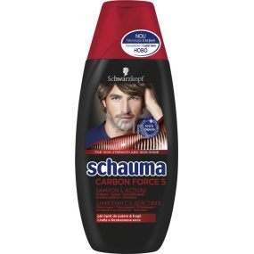 Schauma Men Carbon Force 5 šampón pre mužov 250 ml