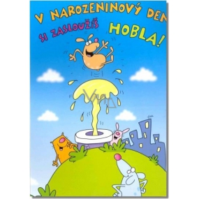 Albi Hracie prianie do obálky K narodeninám Narodeninovú deň si zaslúži zajtra mám Ready Kirken 14,8 x 21 cm