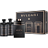 Bvlgari Man In Black toaletná voda 60 ml + balzam po holení 40 ml + šampón a sprchový gél 40 ml, darčeková sada
