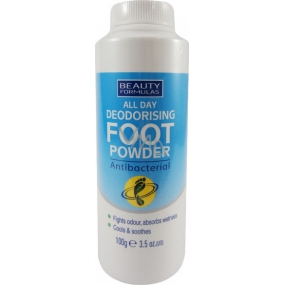 Beauty Formulas All Day Deodorising Foot Powder zásyp na nohy 100 g