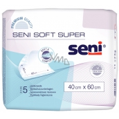 Seni Soft Super hygienické absorpčné podložky 4 kvapky, 40 x 60 cm 5 kusov
